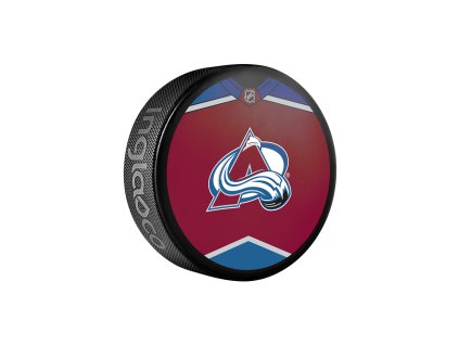 Puk Colorado Avalanche NHL Jersey Design Souvenir Collector Hockey Puck