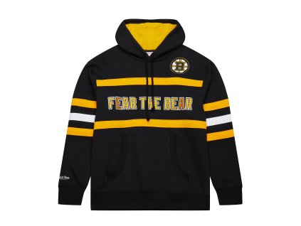 Pánská mikina Boston Bruins NHL Head Coach Hoodie Current Logo