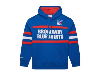 Pánská mikina New York Rangers NHL Head Coach Hoodie Current Logo