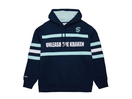 Pánská mikina Seattle Kraken NHL Head Coach Hoodie Current Logo