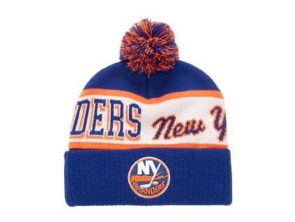 Pánska Zimná čiapka New York Islanders Block Sweep Pom Knit