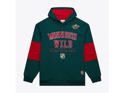 Pánská mikina Minnesota Wild NHL Retro Fleece Hoodie Current Logo