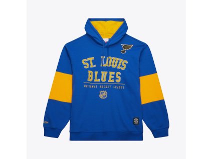 Pánská mikina St. Louis Blues NHL Retro Fleece Hoodie Current Logo