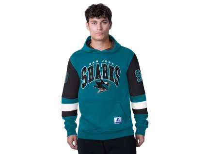Pánska Mikina San Jose Sharks END ZONE Fleece Hoodie