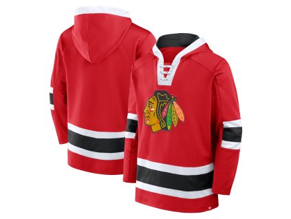 Pánská mikina Chicago Blackhawks NHL Mens Laced Hockey Hoodie