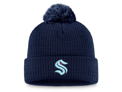 Pánská zimní čepice Seattle Kraken NHL A/CAP Beanie Cuff Pom