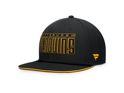 Pánská kšiltovka Pittsburgh Penguins NHL Flat Brim Snapback