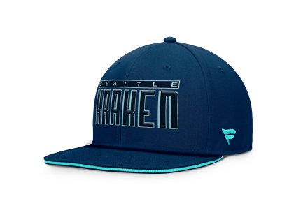 Pánská kšiltovka Seattle Kraken NHL Flat Brim Snapback
