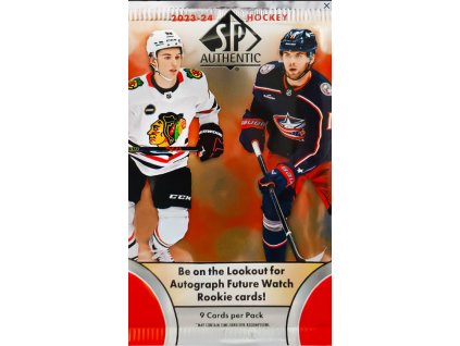 Hokejové Karty NHL 2023-24 Upper Deck SP Authentic Hobby Balíček