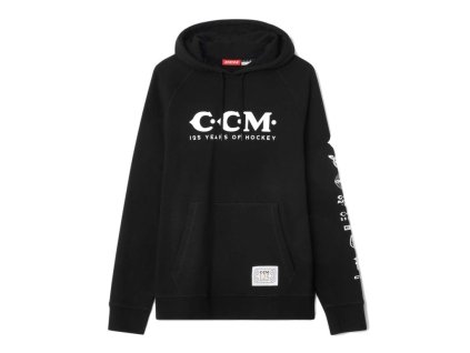 Pánska Mikina CCM 125 Anniversary Hoodie Black