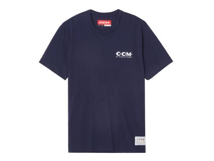 Pánské tričko CCM 125 Anniversary Short Sleeve TEE True Navy