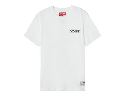 Pánské tričko CCM 125 Anniversary Short Sleeve TEE White