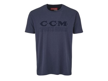 Pánské tričko CCM Holiday Tee True Navy