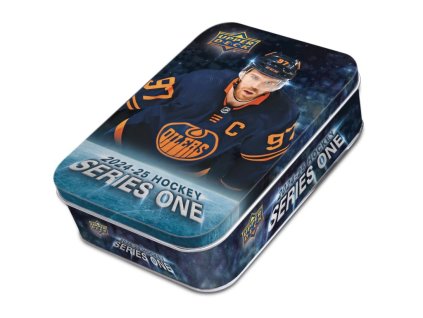 Hokejové Karty NHL 2024-25 Upper Deck Series 1 Tin Box