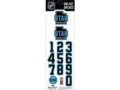 Samolepky na helmu Utah Hockey Club Decals
