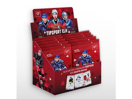 Hokejové Karty Česká Extraliga Ľadového Hokeja 2024-25 Series 1 Hockey Retail Box