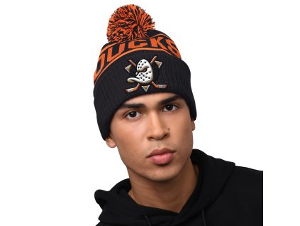 Pánska Zimná Čiapka Anaheim Ducks Blizzard Pom Beanie