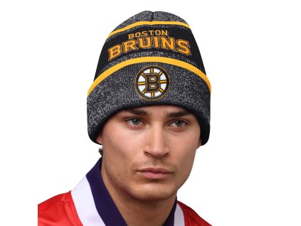 Pánská zimní čepice Boston Bruins NHL Sideline Beanie