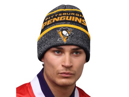 Pánská zimní čepice Pittsburgh Penguins NHL Sideline Beanie
