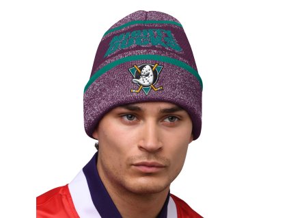 Pánska Zimná Čiapka Anaheim Ducks Sideline Beanie
