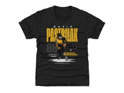 Dětské tričko Boston Bruins NHL David Pastrnak #88 Sports Illustrated WHT 500 Level