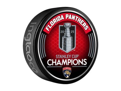 Puk Florida Panthers NHL 2025 Stanley Cup Champions Logo Hockey Puck