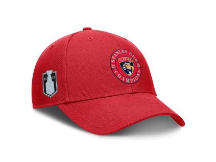 Pánska Šiltovka Florida Panthers 2025 Stanley Cup Champions Core Circle Logo Adjustable Hat - Red