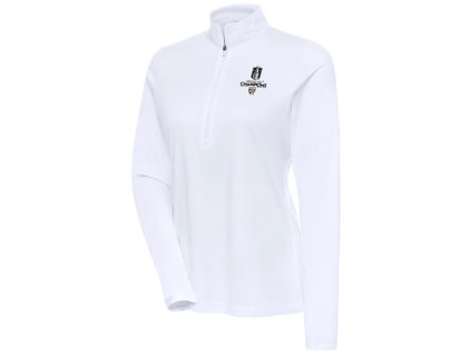 Dámská mikina Florida Panthers NHL 2025 Stanley Cup Champions Flex Quarter-Zip Pullover - White