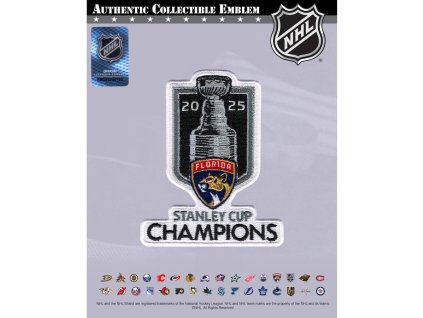 Patch Florida Panthers NHL 2025 Stanley Cup Champions Jersey Patch