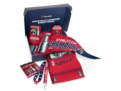 Malý dárkový set Florida Panthers NHL 2025 Stanley Cup Champions Pack Gift Box