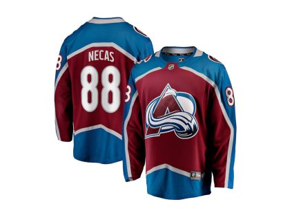 Pánský dres Colorado Avalanche NHL Martin Nečas #88 Breakaway Home