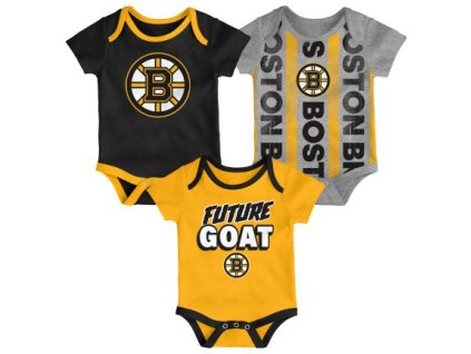 Dětské Body 3v1 Boston Bruins NHL Loyal Buddies Creeper Set