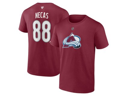 Pánské tričko Martin Necas #88 Colorado Avalanche NHL Name & Number T-Shirt