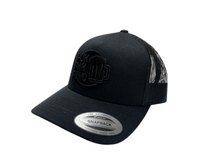 Pánská Kšiltovka Puk Pak Pivo Truckerka s černým 3D logem