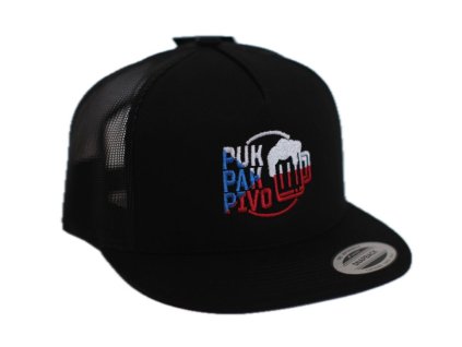 Pánská Kšiltovka Puk Pak Pivo Snapback s logem v designu vlajky