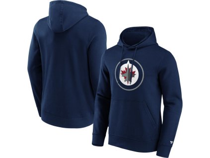 Pánská mikina Winnipeg Jets NHL Primary Logo Graphic Hoodie