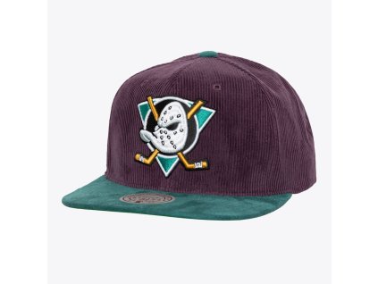 Pánska Šiltovka Anaheim Ducks Sueduroy Snapback Vntg