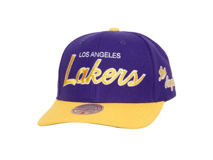Pánska šiltovka Los Angeles Lakers Team Script 2.0 Pre Snapback Hwc