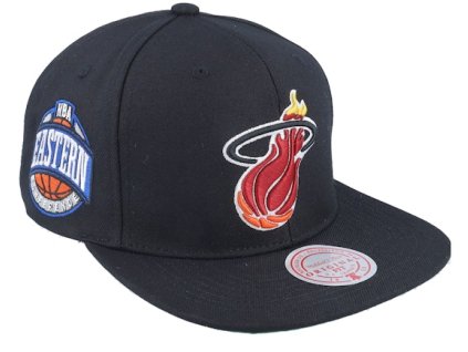Pánská kšiltovka Miami Heat NBA Conference Patch Snapback Hwc