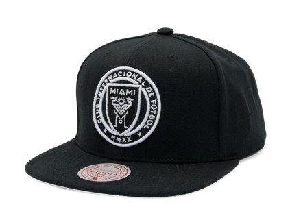 Pánská kšiltovka Inter Miami CF Evergreen Black White Snapback