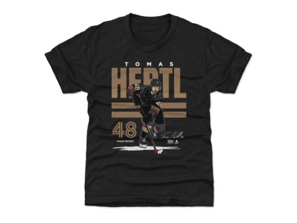 Dětské tričko Vegas Golden Knights NHL Tomáš Hertl #48 Poster WHT 500 Level