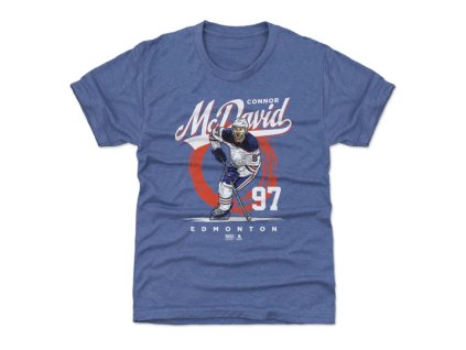 Dětské tričko Edmonton Oilers NHL Connor McDavid #97 Brush WHT 500 Level