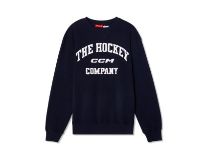 Pánská mikina CCM Athleisure Crew Classic Navy