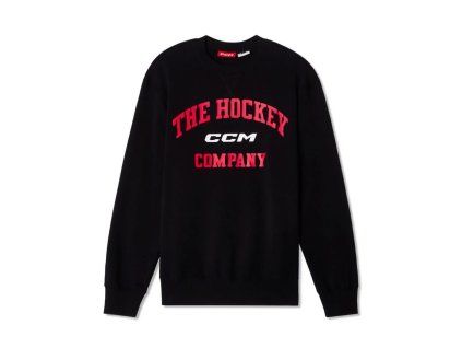 123584 panska mikina ccm athleisure crew black