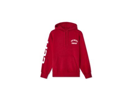 123647 panska mikina ccm athleisure hood red rodeo