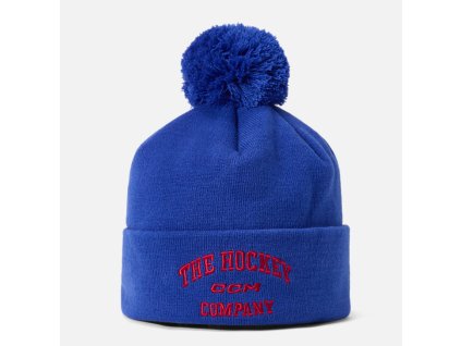 Pánská zimní CCM čepice Athleisure Pom Knit Collegiate Royal