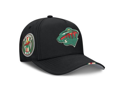 Pánská kšiltovka Minnesota Wild NHL 2025 Draft Authentic Pro Structured Adjustable Meshback