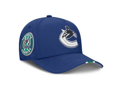 Pánská kšiltovka Vancouver Canucks NHL 2025 Draft Authentic Pro Structured Adjustable Meshback