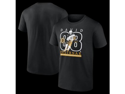 Pánske tričko David Pastrňák #88 Boston Bruins Player Show T-Shirt - Black