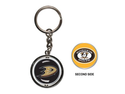 Přívěšek Anaheim Ducks NHL Spinner Key Ring